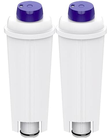 Lot de 2 Fltres à Eau pour Machine à Café DeLonghi DLSC002 pour De'Longhi ECAM, ETAM, EC, BC Series