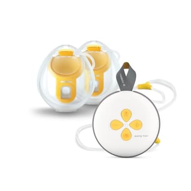 Medela tire-lait électrique double Swing Maxi Hands-Free, design léger et compact, compatible avec l'application Medela Family