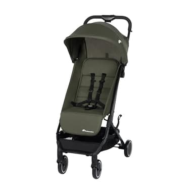 Bebeconfort Soko Poussette légère et compacte, seulement 5,6 kg, inclinable en position horizontale pour nouveau-né, pliable d'une seule main, pour enfants de 0 à 15 kg, Mineral Green