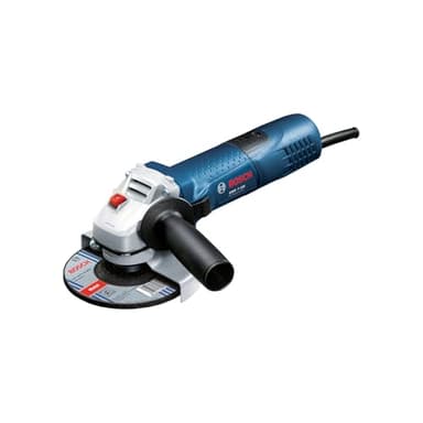 Bosch Professional meuleuse angulaire GWS 7-125 (Ø disque 125 mm, puissance 720 W, avec poignée auxiliaire, flasque de serrage, capot de protection, écrou de serrage, clé à ergots)