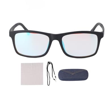 Lunettes Daltoniennes pour Hommes et Femmes avec étui, Correction de la cécité Rouge Vert, cécité des Couleurs Deutan Protan, Couleur Améliorée