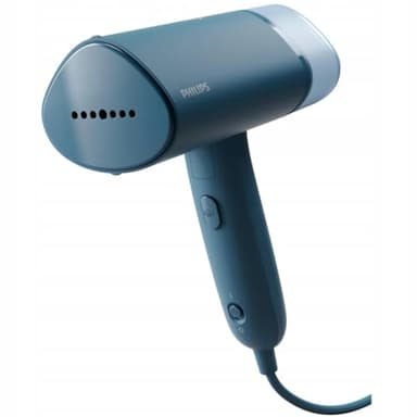 PHILIPS Défroisseur à Main 3000 Séries - 1000W, 20 g/min de Vapeur, Réservoir d'Eau Amovible de 100 ml, Plaque en Plastique, Bleu (STH3000/20)