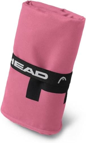 HEAD Active - Serviette de Bain Polyvalente avec Elastique, Serviette Microfibre Extra Absorbante Légère à Séchage Rapide Idéal comme Serviette Sport, Serviettes de Bain peu Encombrantes pour Voyage