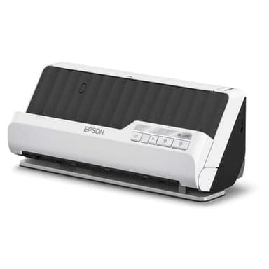 Epson Scanner Premium DS-C490 Scanner Professionnel Compact A4 à Faible consommation d'énergie, Scanner Duplex avec Traitement des Supports Polyvalent, Noir/Blanc