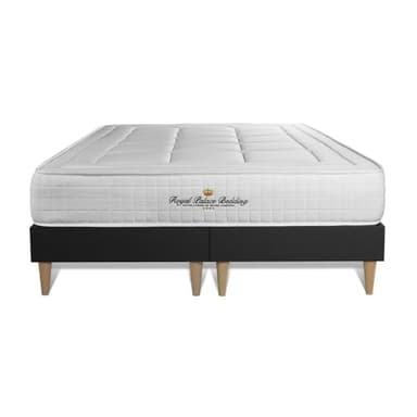 Royal Palace Bedding Ensemble Matelas à mémoire de Forme Maxi épaisseur Balmoral 200x200 Double sommier | Epaisseur : 24 cm | Confort : Ferme