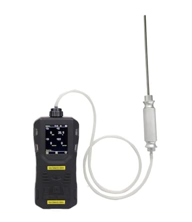 OUTFYT Analyseur de gaz d'émission Automobile Portable 4 en 1 approuvé, Moniteur de gaz d'échappement Automobile, Localisation PréCise des Fuites(CO:0-1000PPM)