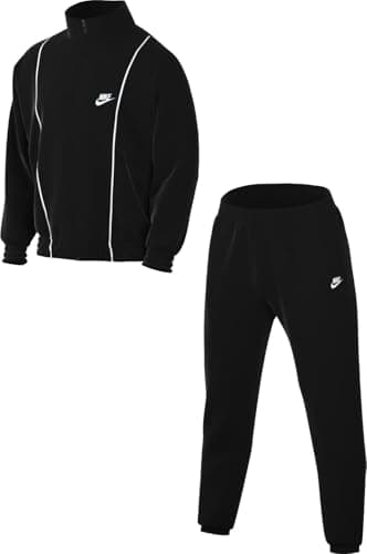 Nike Survêtement tissé Club pour homme, Noir/gris fumé/gris fumé, L