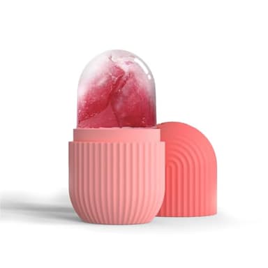 JYNVO Rouleau de glace, rouleau de glace pour le visage, rouleau de glace en silicone pour le visage, rouleau de glace réutilisable pour le visage pour la réduction des pores, les soins de la peau