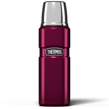 Thermos 125182 King Bouteille Isotherme INOX Framboise 470 ML
