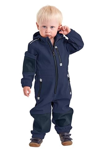 first instinct by killtec Unisex Combinaison de ski à capuche FIOW 35 MNS ONPC, bleu foncé, 86/92, 38900-000