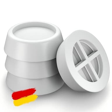 Pied de Machine à Laver, VIBIRIT, Pieds en Caoutchouc Anti-Vibrations, Anti-Glisse, Protecteur de Plancher, rondelle d'absorption des Chocs pour Tapis, sèche-Linge