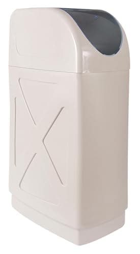 AQUAWATER 106471, Adoucisseur d'Eau Excellence 10 Litres, Anti Calcaire, Pour Maisons ou Appartements, 1 à 2 Personnes, Compatible avec Raccordement Mâle 26/34 (1"), Vanne Electronique Automatique Eco