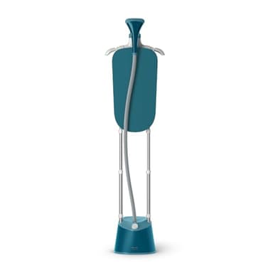 Philips Défroisseur Série 1000 - Steamer 1800W, Grand réservoir 1.8L, 3 réglages vapeur, StyleBoard intégré, Défroissage facile, prêt en 30sec, Élimination de 99,9% des bactéries, Blanc (STE1040/20)