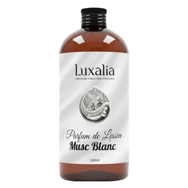 Parfum de Lessive Musc Blanc - Hautement Parfumé - Luxalia - 500ml