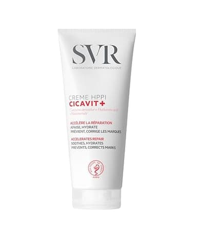 SVR – CICAVIT+ Crème HPPI – Crème Réparatrice Apaisante Anti-Marques – Répare, apaise et prévient les marques – Pour peaux irritées et fragilisées – 94% d’ingrédients d’origine naturelle – 100 ml