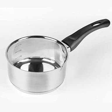 Vier K16 Casserole inoxydable à induction, manche soft, 16 cm