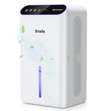 Deshumidificateur d Air 2.5L - Déshumidificateur d'air Electrique pour Maison 67m² avec Mode Nuit Silencieux 30 dB Minuterie, Deshumidificateur Anti Moisissure pour Salle de Bain Chambre Cave