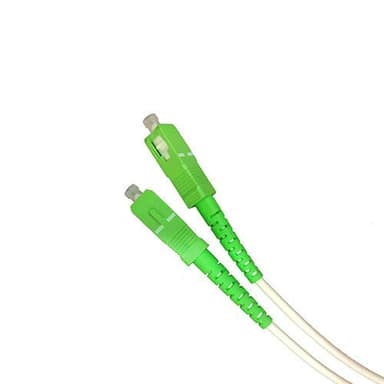 CABLEPELADO Câble fibre optique pour routeur | Flexible monomode Simplex | FTTH - 9/125 OS2 - SC/APC-SC/APC | Compatible avec Orange, Movstar, Vodafone, Masmovil, Yoigo et Jazztel | 3 mètres