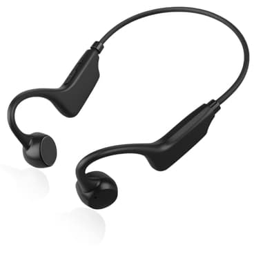 Synkris Casque Conduction Osseuse Ecouteurs Bluetooth sans Fil V5.3 HiFi Stéréo Sport avec HD Micro Casque de Sport étanche IPX8 pour Course à Pied Natation Cyclisme Fitness Bureau