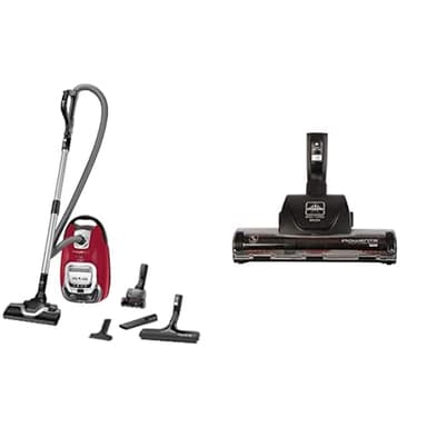 Rowenta Silence Force Aspirateur avec Sac Silencieux, Performant, Capacité 4,5 L, Accessoires pour Les Poils d'animaux et pour la Maison RO7473EA & ZR902201 Brosse Maxi Turbo