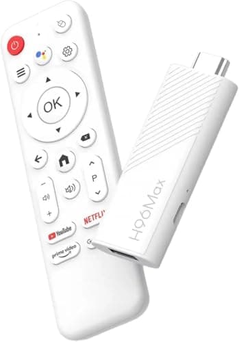 IPTV H96 Max TV Stick UHD Android 14 (Nouvelle génération) | Smart TV Gratuite et en Direct, Chromecast Built-in, Compatible Assistant Vocal Google, Streaming 4K