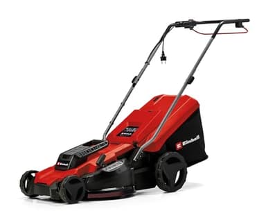 Einhell Tondeuse à Gazon électrique GC-EM 1800/43 (1 800 W, Largeur de Coupe 43 cm, Jusqu’à 800 m², bac collecteur de 50 L, système de réglage centralisé de la Hauteur de Coupe de 20 à 65 mm)