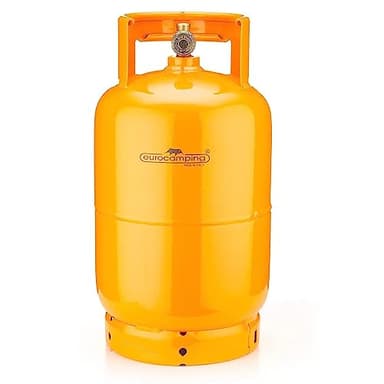 Bouteille GPL homologuée, avec robinet, vide.