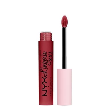 NYX Professional Makeup Rouge à Lèvres Liquide Mat Lip Lingerie XXL, Longue Tenue, Formule Vegan, Sans transfert, Teinte : It's Hotter (23)