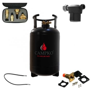 Antarion CAMPKO Kit Gpl Campko Réservoir 30L et Lyre 0.5m Camping Car