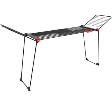 Vileda Infinity Flex Ultimate, Étendoir Télescopique Extensible, Grand Séchoir à Linge, Structure Extra Stable, Moins de Marques Grâce aux Tubes XXL, Ailes Hautes, Séchoir Déjà Assemblé