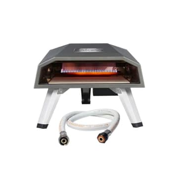 Sahara - Four à Pizza à gaz Z12 450°C Transportable Pierre réfractaire Tuyau gaz pré-monté Garantie 5 Ans Usage extérieur