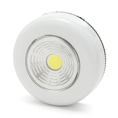 Velamp IL12 Lampe à Pression LED Finition Aluminium, Blanc