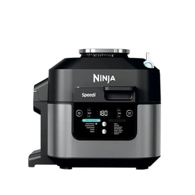 Ninja Speedi 10-en-1 Cuiseur rapide, Air Fryer, Friteuse à air et Multicuiseur, 5.7L, Repas pour 4 en 15 minutes, Vapeur, Gril, Cuire au four, Rôtir, Saisir, Mijoter et plus, Noir, ON500EU