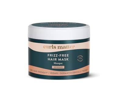 Curls Matter - Frizz-Free Hair Mask 300ml - Masque Anti-Frisottis pour Cheveux Bouclés - Nourrit et Renforce - 97% Ingrédients Naturels, sans sulfates - Végane