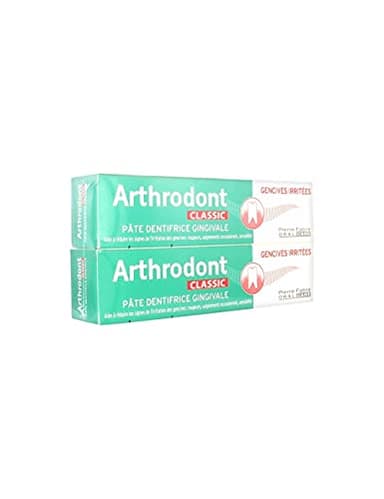 Arthrodont Classic Pâte Dentifrice Gingivale Lot de 2 x 75 ml