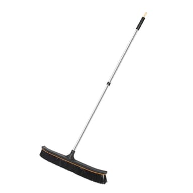 Le Balai du Pro - VENTEO - Balai Brosse de Sol Dure extérieur - Manche télescopique jusqu'à 176cm - Tête de Balai XXL - Balai de Jardin, terrasse, Balcon, Garage