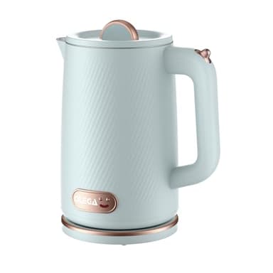 OLEGA Bouilloire électrique - 1800 W - Chauffage rapide - Sans BPA - En acier inoxydable 304 - Avec arrêt automatique et protection contre le fonctionnement à sec - Parfait pour la famille - 1,8 l