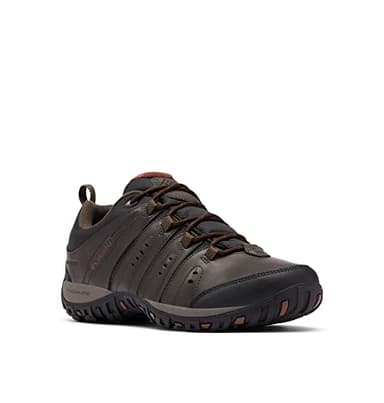 Columbia Woodburn II Waterproof Chaussures Basses De Randonnée Et Trekking imperméables Homme, Cordovan x Cinnamon, 42 EU