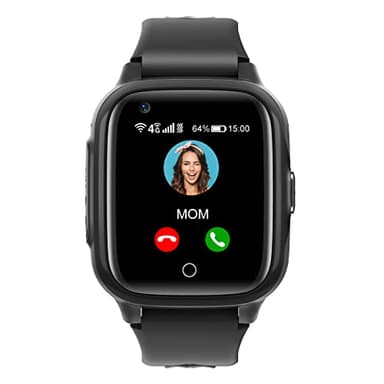 Montre Connectée Enfant GPS 4G pour Garçon Fille Montre Intelligente avec WiFi Appel Vidéo SOS Caméra Étanche Message Réveil Chronomètre Mode Classe Lecteur de Musique Notification de Vibration