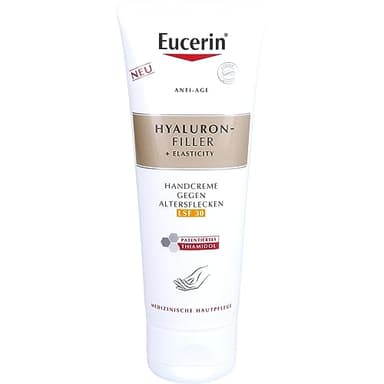 Eucerin Anti-Age Hyaluron-Filler +Elasticity Handcreme gegen Altersflecken, 75 ml Crème