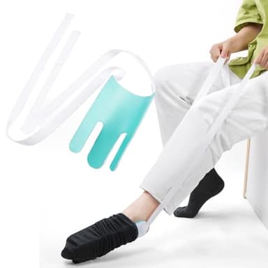 ACWOO Enfile Chaussettes, Aide pour Enfiler les Chaussettes, Appareil Enfile Chaussettes, Ne Plus Se Baisser Aide Chaussettes Habiller Assist pour Personnes Agées ou à Mobilité Réduite