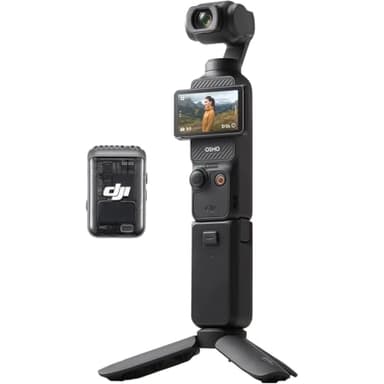 DJI Osmo Pocket 3 Créateur Bundle, camera vlog CMOS 1'' et Vidéo 4K/120 ips, digital et petite, Stabilisation à 3 axes, Suivi Facial/Objet, MAP rapide, avec Micro pour un Son net