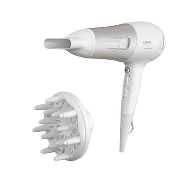 Calor Powerline sèche-cheveux, Technologie Booster ionique pour la brillance, Thermo Control, 6 réglages vitesse/température, Concentrateur, Diffuseur CV5930C0