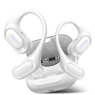 QXUFV Diplomatique 4 en 1 Ecouteur Traducteur, 9 Modes AI-Traduction, 164 Langues Diplomatiques pour Voyages/Études/Affaires, 60H Open Ear AI Écouteur Traduction Vocale Instantanée, Bluetooth 6.0