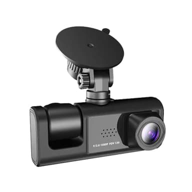 Caméra de tableau de bord avant - Dashcam portable avec vision nocturne et enregistrement de conduite | Caméra frontale sans fil avec écran