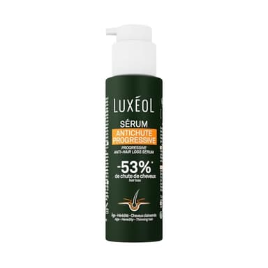 LUXEOL - Sérum Cheveux Antichute Progressive - 96% D'Ingrédients D'Origine Naturelle - Sans Silicones - Fabriqué En France - 100 ml