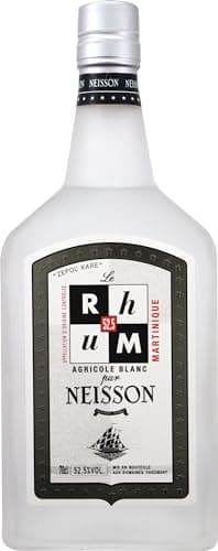 NEISSON - Le Rhum par Neisson - Rhum Blanc Agricole - Origine : France/Martinique - Notes de Canne à Sucre & Réglisse - 52,5 % Alcool - 70 cl