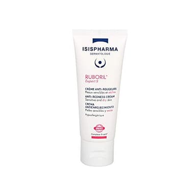 ISISPHARMA RUBORIL - Expert S - Gel-crème Anti-Rougeurs Apaisant 40 ml - Peaux Sèches et Sensibles - Beurre de Karité, Huile de Cameline - Non Parfumé - Fabrication Française