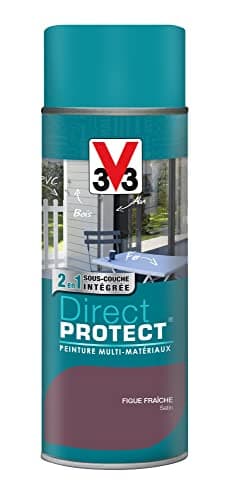 V33 Peinture extérieure aérosol multi-matériaux, Figue fraîche 400ml