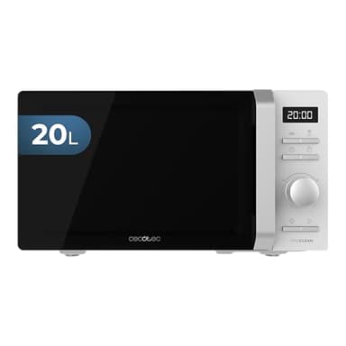 Cecotec Micro-ondes Proclean 5010 Inverter White. Technologie onduleur, capacité de 19L, cuisson uniforme et rapide, avec verrouillage enfants et contrôle précis de la cuisson